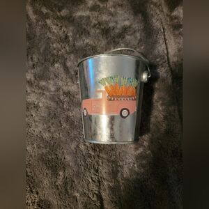 2 small Easter themed tin buckets